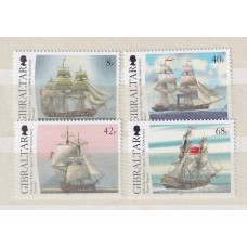 GIBRALTAR 2006 BARCOS SERIE COMPLETA DE ESTAMPILLAS NUEVAS MINT